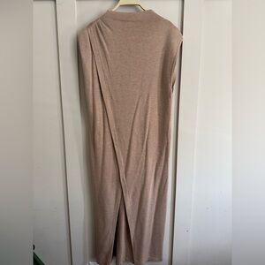 Zara Women's Tan Knit Dress Size Large
